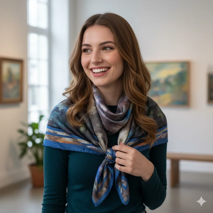 “Decomposition” - Wearable Art in Silk