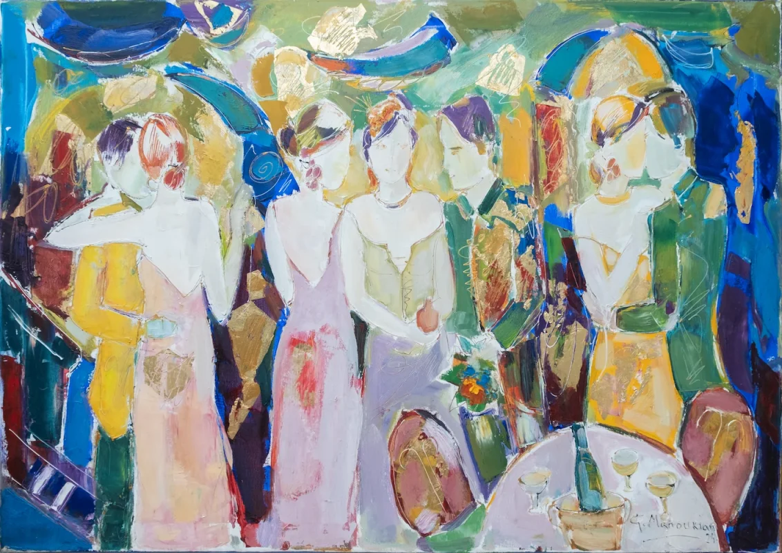 “Carnival” - oil on canvas painting