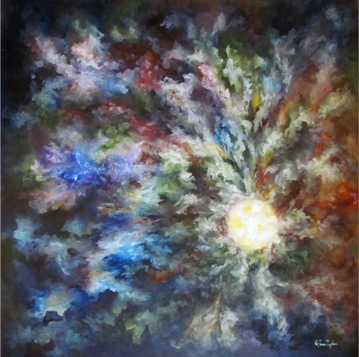 "Decomposition", oil painting by Anania Kocharyan