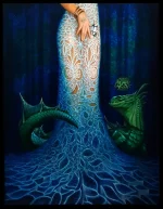 “Keeper of Dangerous Dreams” - oil on canvas painting