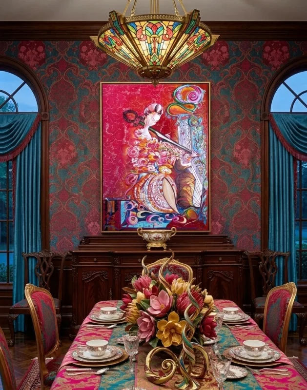 "Melody - 2" - oil on canvas painting