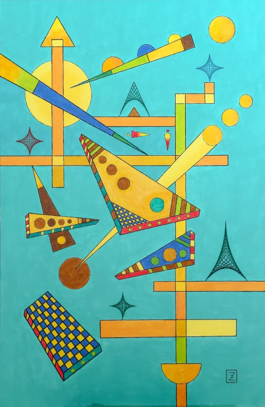 "Motion", acrylic painting by Zakar Zohrabyan