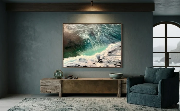 "Excitement", oil painting by Aghasi Grigoryan