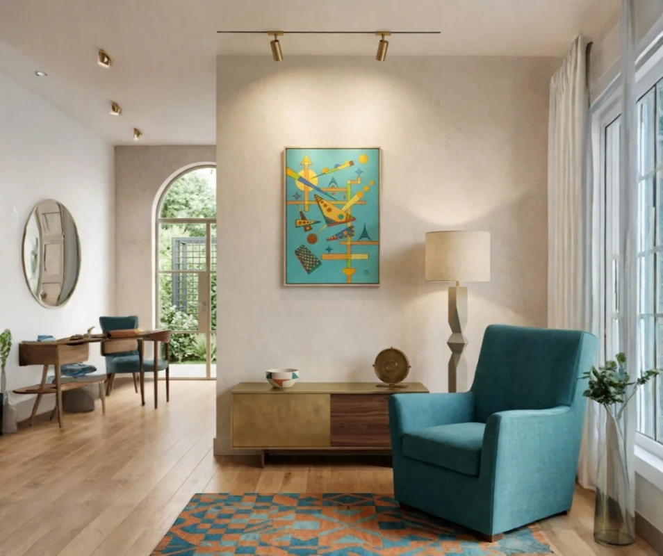 “Motion” by Zakar Zohrabyan – original abstract acrylic painting on canvas