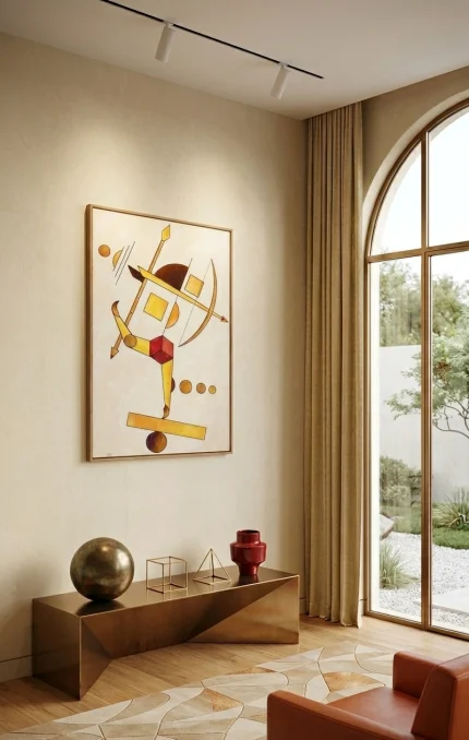 "The Archer", acrylic painting by Zakar Zohrabyan