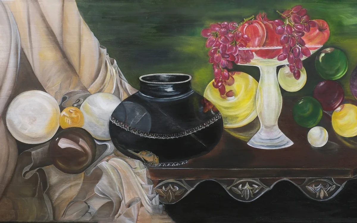 The Collector's Guide to Buying Original Oil Paintings Online - original oil painting on canvas by Hasmik Khalafyan at ArAr Gallery