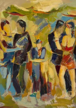 “Dance” - oil on canvas painting